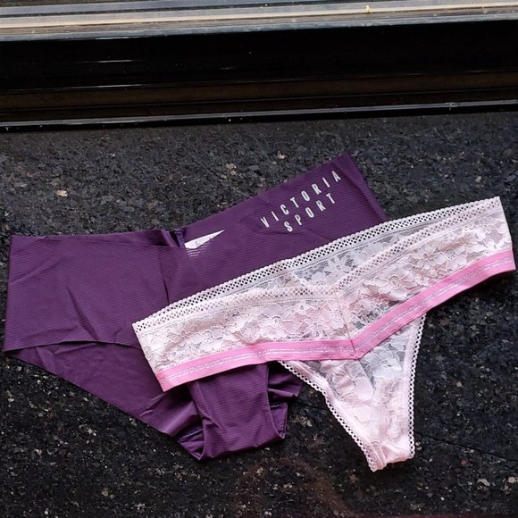 Victoria's Secret Panties bundle of 2 - Victoria's sport and pink thong size M - Picture 2 of 16